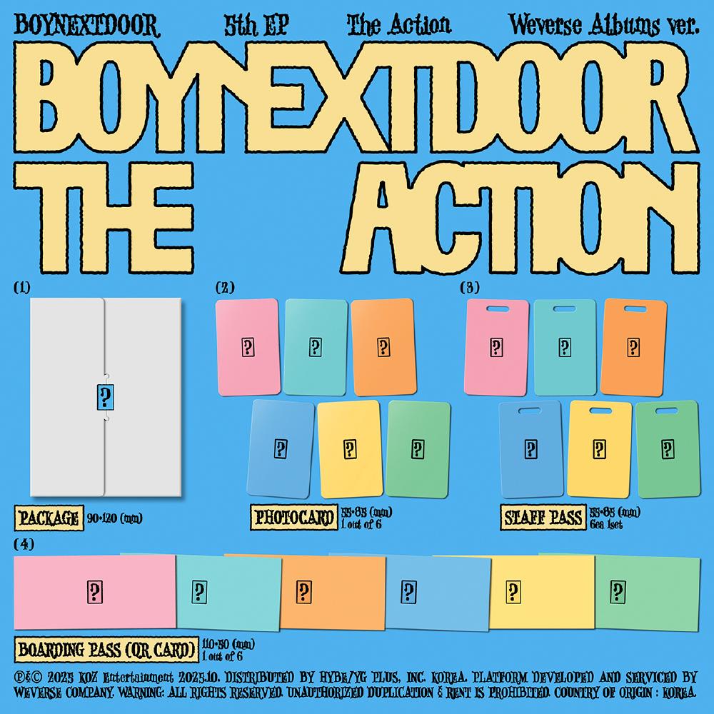 Pre-order BOYNEXTDOOR 5th EP The Action Weverse Albums Ver. & SHOP POB