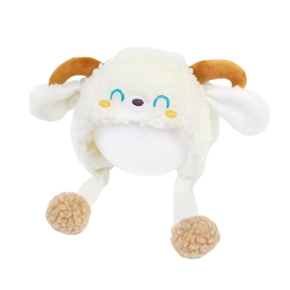Cartoon Baby Ear Protection Hat Kawaii Winter Warm Hat Children's Pullover Hats Infant
