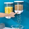 Sealed Jar Cereal Airtight Storage Container Wall-Mounted Design Large Capacity Food Grade