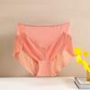 No Trace Breathable Panties High Waisted Lace Patchwork Women's Underwear Cinching Lifting Hip Shaping Body Solid Color Pure Cotton PANTIES