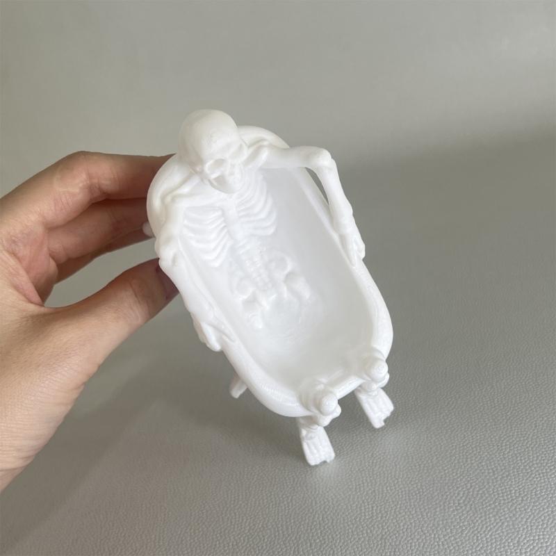 Акцентный настольный держатель-скелет для трубок, 3D-изделие, декоративная чаша для полок, для прихожей, комнаты, дома, кабинета и прихожей
