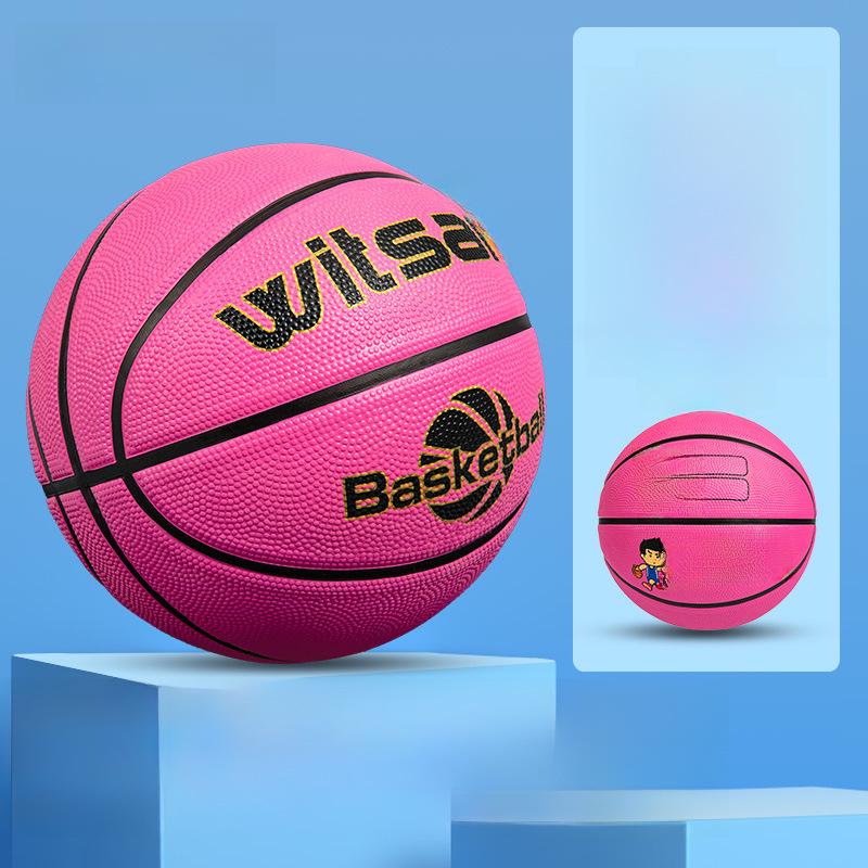 Детский кожаный баскетбольный мяч для начинающих — размеры от 3 до 7, идеально подходит для детей детского сада и учеников начальной школы.