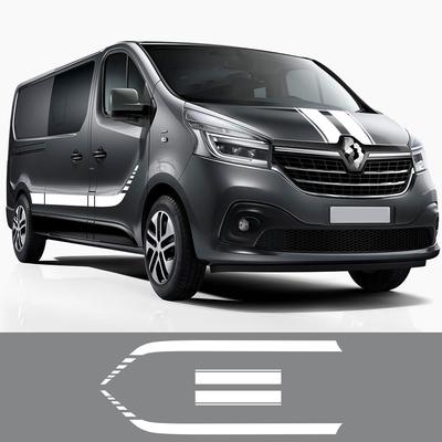 Для Renault Trafic 2 3 MK3 MK2 кемпер фургон двери автомобиля боковые графические наклейки виниловая пленка капот наклейки тюнинг