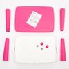 Children's table + air hockey game - pink