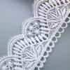 Тонкое молочное кружево, Аксессуары для платья в стиле Лолита, Отделка для платья, Манжеты, Волнистое кружево с цветами