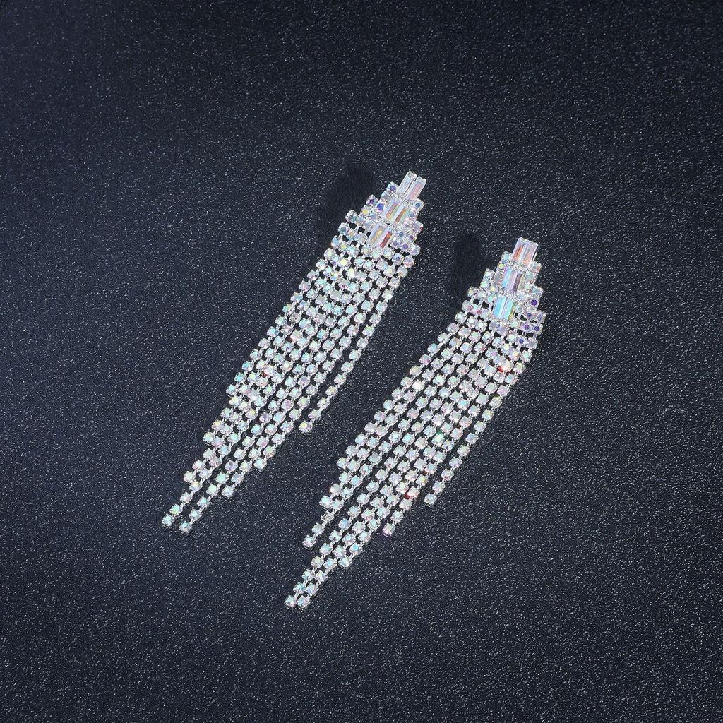 Европейская и американская мода супер яркие длинные серьги-подвески женские, темпераментные роскошные серьги-пусеты, прямые продажи с фабрики