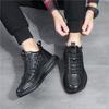 2025 Spring and Autumn Europe and the United States New Men's Casual Shoes Foreign Trade Large Size Embossing Lightweight 50 Size Fashion Sports Men