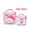 Hatayama Shoji Sanrio Mirrored Vanity Pouch, Decora, Hello Kitty, Approx. H17 X W17 X D17cm, 34203145
