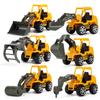 Children's Toys Car Stall Engineering Vehicle Excavator Toys Wholesale Mini Excavator Model Mixer Toy Gift