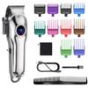 Мужская электрическая машинка для стрижки волос для дома и салона - стильная бритва для стрижки и подравнивания
