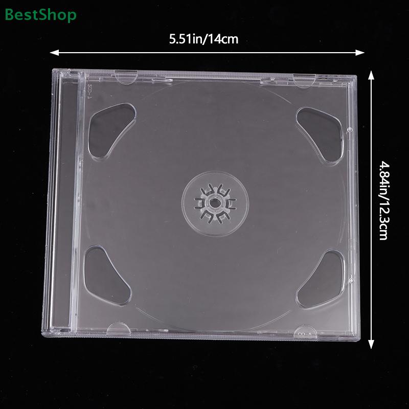 Прозрачные пластиковые боксы для DVD, Упаковочные боксы для дисков, Двойные утолщенные CD-боксы