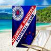 Ultra-Soft Beach Towel with Rangers F.C Theme,Ideal for Pool - Camping, Diving - Perfect Travel Essential, Vibrant Beach Towel.