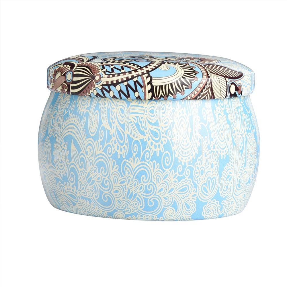 Жестяная коробка для хранения, металлическая канистра, домашняя кухонная коробка для чая, кофе, конфет, ювелирных изделий, подарка  (F)