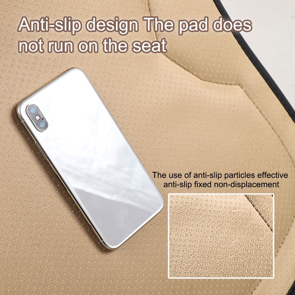Car Front Seat Pad Leather Breathable Comfort Cushion Cover For Mitsubishi Pajero Outlander XL Montero Lancer Triton l200 ASX