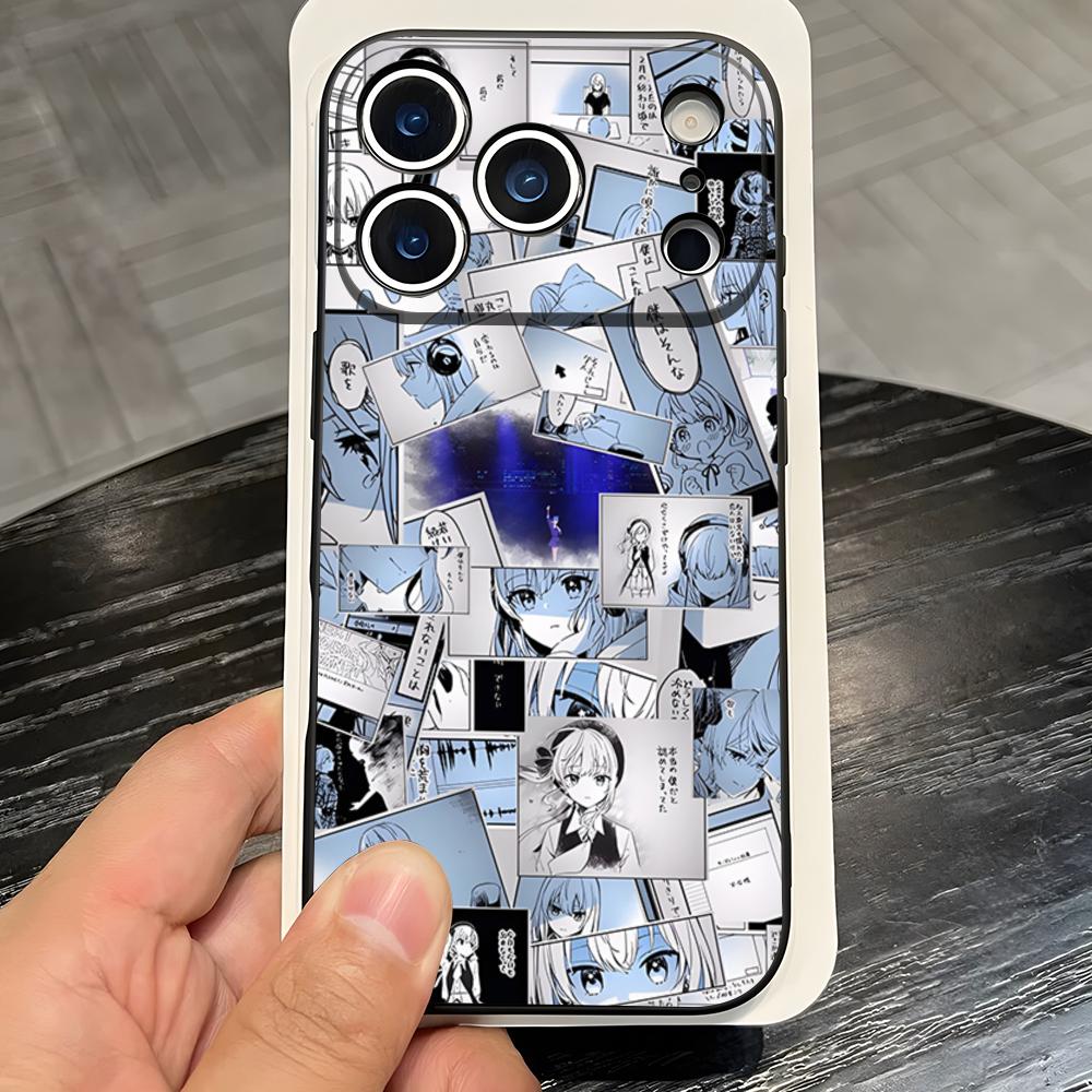 H-Hoshimachi S-Suisei Phone Case For IPhone 17 Pro Max 16 15 14 Pro Max 13 11 X Xs Xr 8 7Plus Silicone Cover