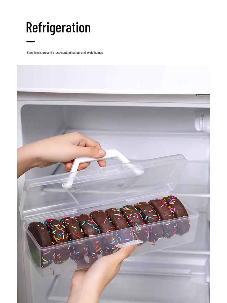 Многоразовая коробка для рулетного торта для выпечки и на вынос - Дизайн «Хлопковое лоскутное одеяло и полотенце»