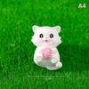 Миниатюрные фигурки животных, маленькая кошка, поделки из смолы, дом, микро-Сказочный сад, аксессуары «сделай сам», креативное украшение для дома, автомобиля