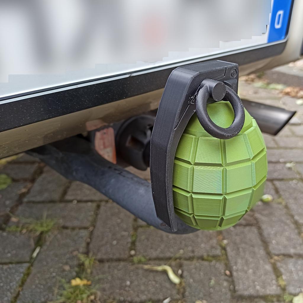 Universal 55MM Tow Bar Grenade Cover Cap Trailer Grenade Cover Tow Bar Cap Hitch Trailer Grenade Protect Automobile Accessories