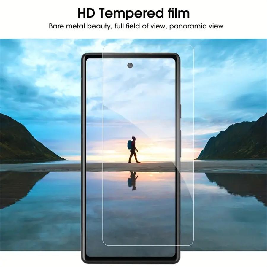 Pixel 8 Pro Clear Tempered Glass Screen Protector For Google Pixel 6 6A 7 7A 8 8A 5 5A 4A 4 3 3A XL Glass Film HD Screen Protection