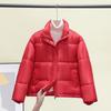 New Short Winter Stand Collar Jacket Women Warm Down  Jacket Parkas Female Casual Loose Cotton-padded Coat Outwear