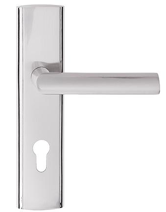 Miro 72 Door Handle With Nickel Insert, Left - Mp Kl Vminl