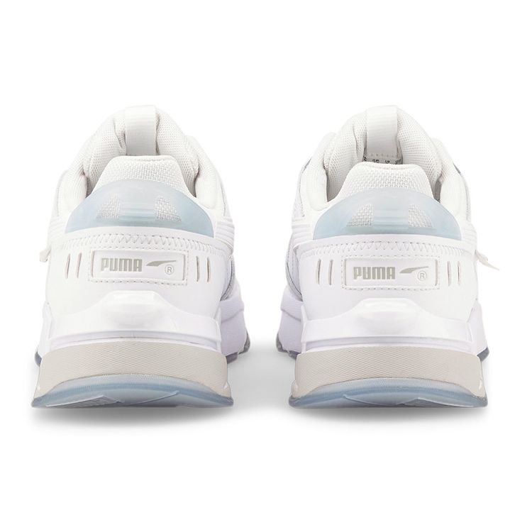 Puma Mirage Sport Contrast Fabric Leather Comfortable Low-Top Lifestyle Sneakers Unisex Sneakers White Blue 383560-01