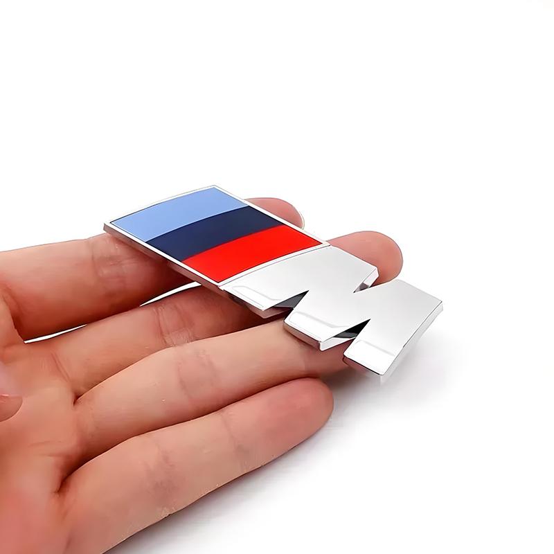 Для BMW M M3 M5 M6 X3 E46 E90 F30 G20 E36 45мм 55мм 73мм 90мм Автомобиль M Логотип Крыло Боковой Значок Задний Багажник Значок Наклейка Аксессуары
