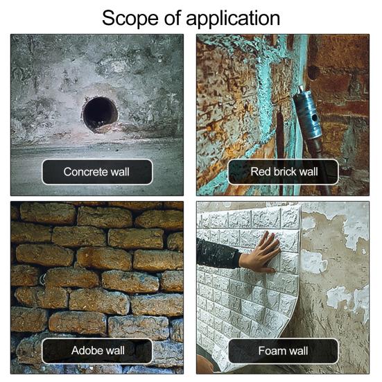 Электрическая дрель-открыватель отверстий 30-160 м, кольцевая пила для бетонных стен, перфоратор, многофункциональное профессиональное оборудование для кондиционирования воздуха