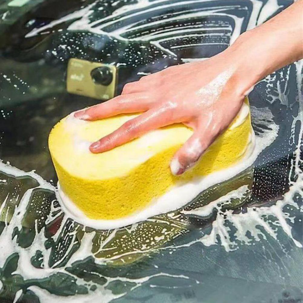 Waxing Sponge Quick Clean Honeycomb Car Yellow Sponge Block Auto Washing Polishing Detailing Sponge Car Household Wash Sponges