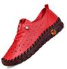 Hand-stitched Women's Shoes Beef Tendon Soft-soled Mother Shoes Autumn and Winter Flat-soled Single Shoes Casual Shoes