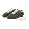 Puma Кроссовки Ретро Стиль Тисненый Логотип Цветные Вставки Круглый Носок Тонкая Подошва Удобные Мягкие Повседневные Обувь Унисекс Кроссовки Темно-Зеленый 410085-01