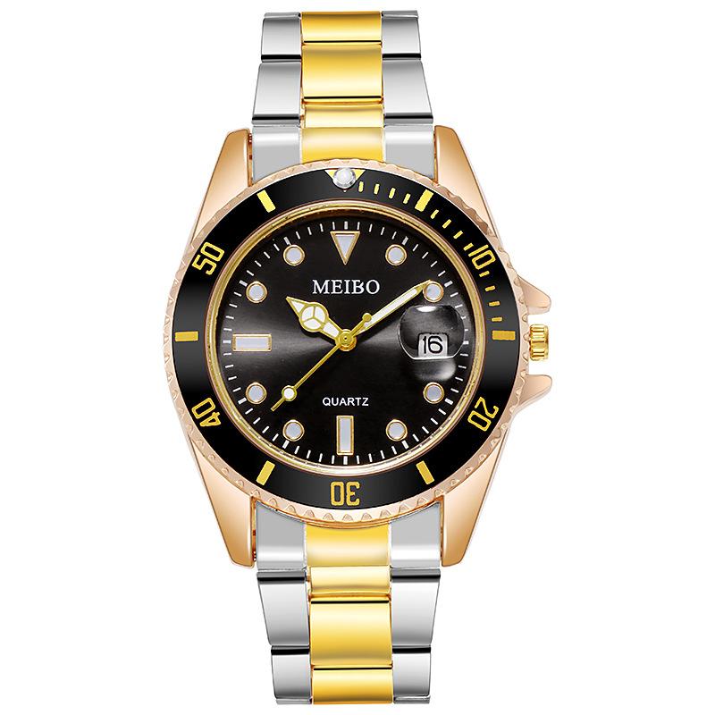 New Fashion Top Men Luxury Calendar Quartz Watch Mens Famous Stainless Steel Casual Watches Relogio Masculino Male Wristwatches