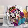 Dr. Slump  Print Flannel Blanket, High quality Comfortable for All Seasons, Home Decor, Warmth and Comfort