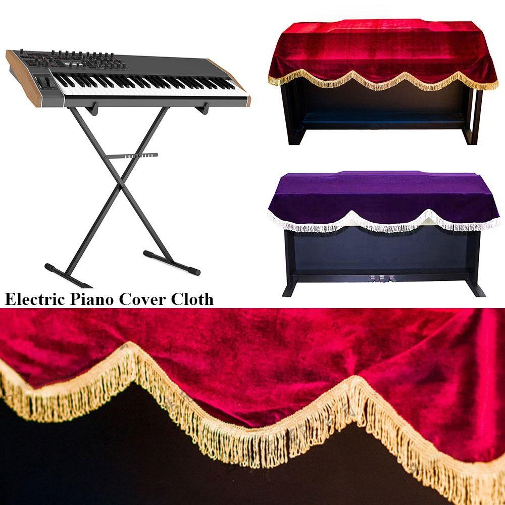Stretchable Dust Proof 88 Keys Covers Piano Keyboard Covers Piano Dust Cover Electric Piano Cover