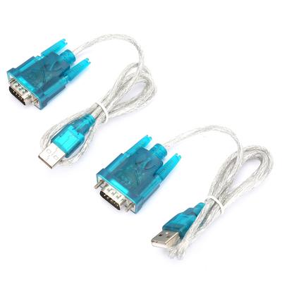 2 шт. HL 340 USB в RS232 адаптер последовательного порта 9-контактный последовательный кабель