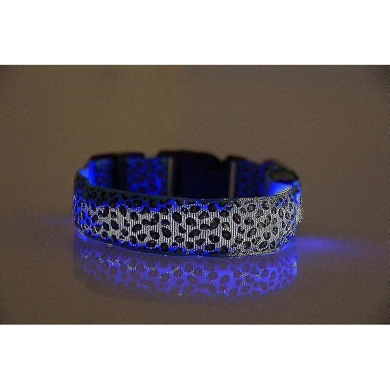 USB LED Pet Dog Collar - Red | Night Safety Flashing Glowing Dogs Leash | Neck Pets Supplies