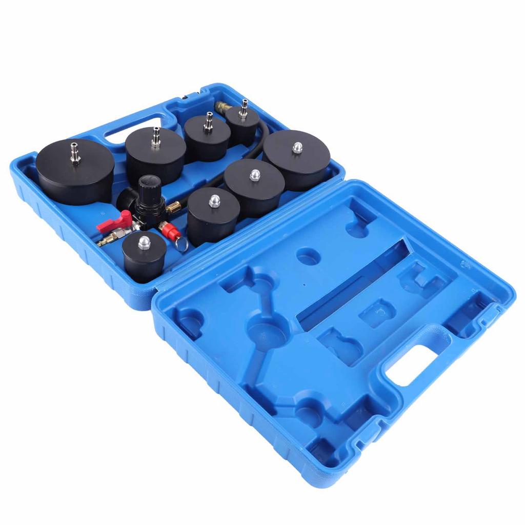 9 шт. Тестер утечки турбосистемы Комплект для проверки герметичности наддува турбокомпрессора с манометром