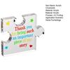 Thank You Puzzle Acrylic Decoration Appreciation Desktop Gift Home Office Teacher Colorful Letter Jigsaw