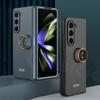 Оригинальный чехол GKK для Samsung Galaxy Z Fold 5 5G, ультратонкий противоударный пластиковый жесткий держатель с кольцом, защитный чехол