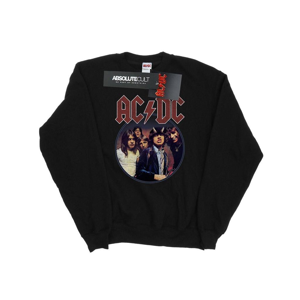 AC/DC Mens Highway To Hell Circle Sweatshirt