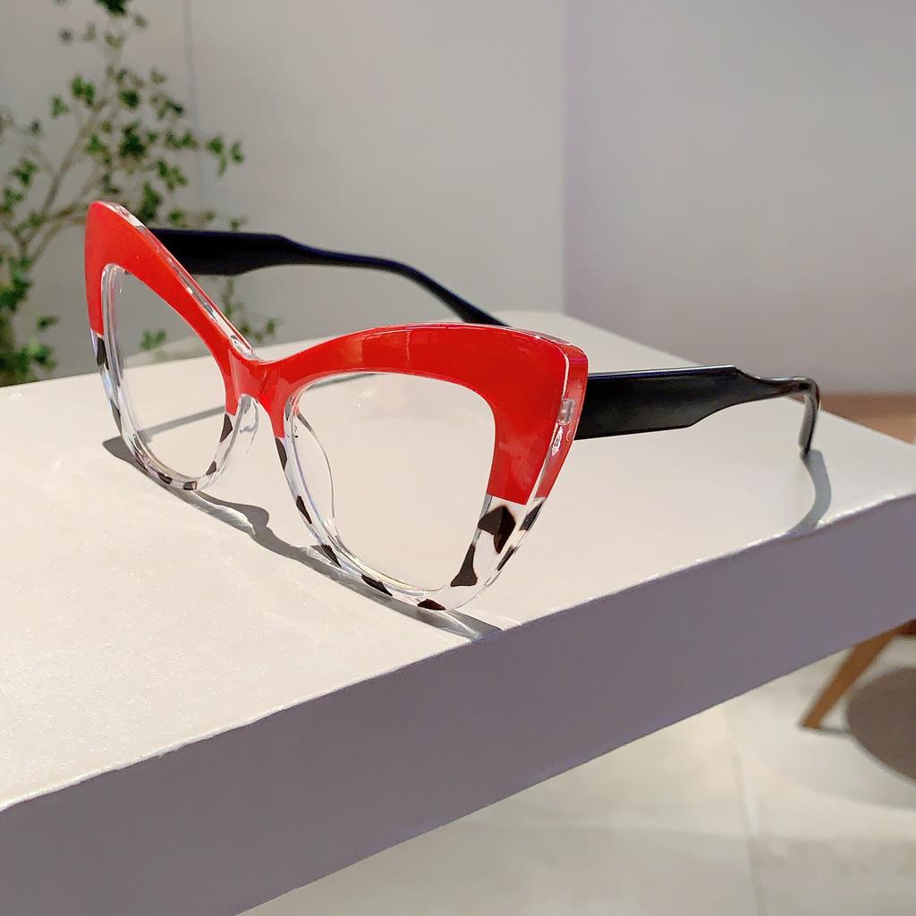 Оверсайз очки «кошачий глаз» женские стильные винтажные очки для защиты от синего света, оправа конфетного цвета в форме бабочки