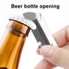 10Pcs Multifunctional Folding Bottle Opener Stainless Steel Mini Can Opener Portable Lid Opener Outdoor Camping Tool