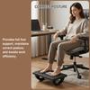 Footrest under the desk Ergonomic footrest for under the desk Swing footrest with roller massage function Chair leg support Suitable for people who
