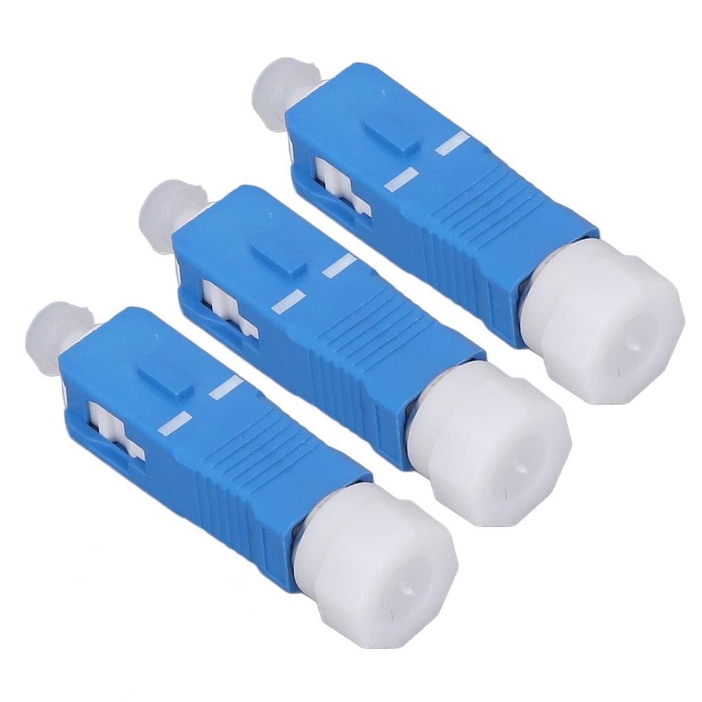 3 шт. Адаптер оптоволоконного разъема SC (вилка) к FC (розетка) Одномодовый конвертер для измерителя оптической мощности