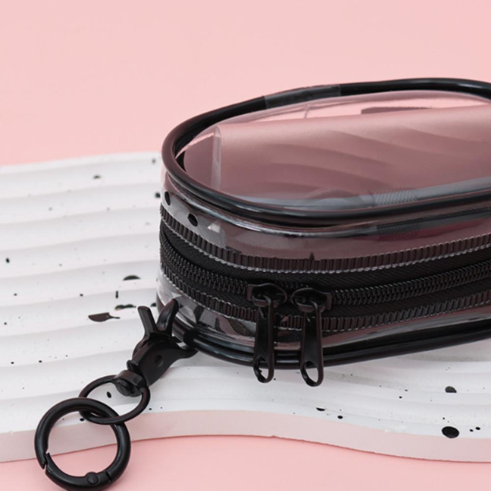 Прозрачная сумка для хранения кабеля данных с брелком для ключей, цифровая сумка для хранения, зарядное устройство для телефона