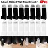 6 шт. Акриловый держатель для пластинок Настенное крепление Альбом Демонстрационная стойка для дисков Прочная Полка для хранения