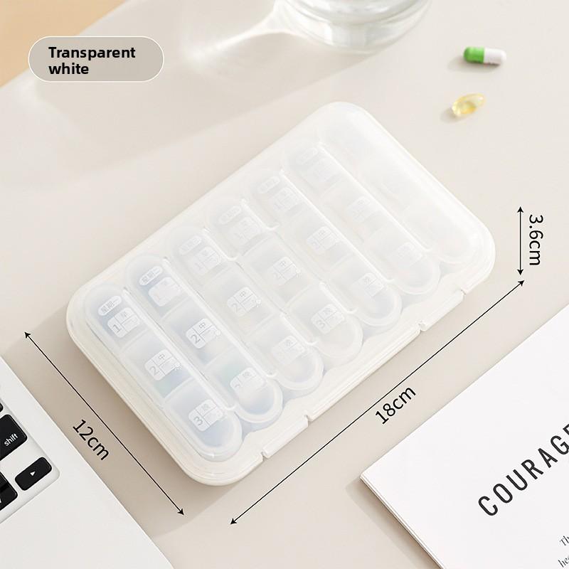 Дорожный портативный многосекционный контейнер для лекарств