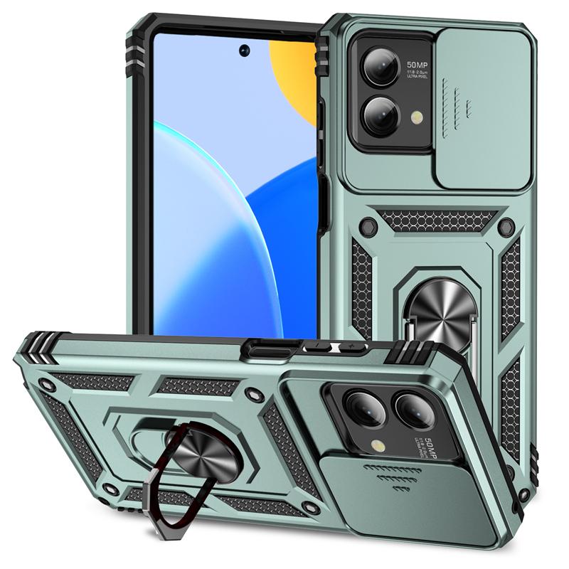 Для Moto G Stylus 5G 2023 чехол магнитный держатель кольцо телефон чехол для Motorola Moto G Stylus 5G (2023) Задняя крышка Slide Lens Armor