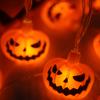 Halloween LED light string pumpkin mummy festival decoration atmosphere light outdoor courtyard scene decoration light