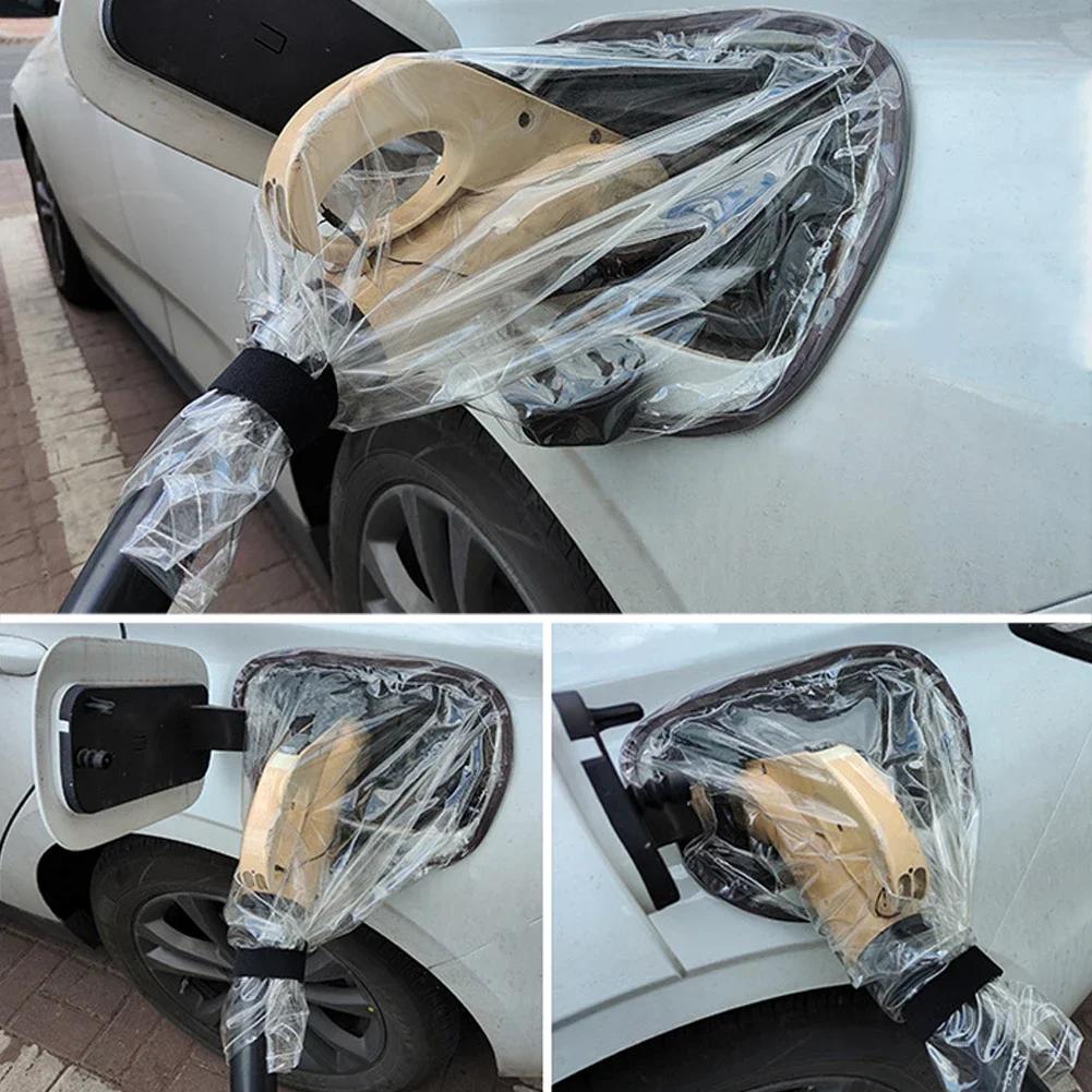 Крышка порта зарядного устройства EV, магнитная, на 360 градусов, всесторонняя, водонепроницаемая, пылезащитная, красивая, защитная крышка для зарядного устройства электромобиля